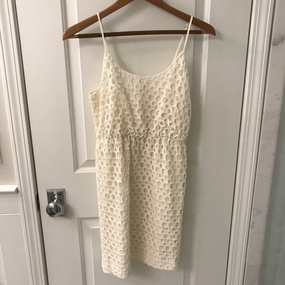 Anthropology Lace White dress.  Size 2